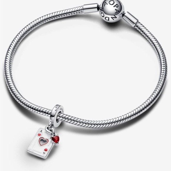 PANDORA Disney Villains Queen of Hearts Double Dangle Halloween Charm w/box - Picture 4 of 10